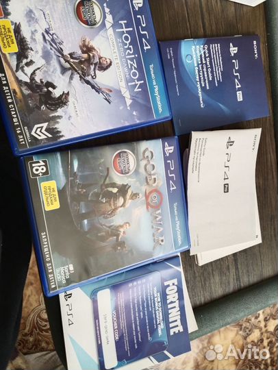 Sony playstation 4 PS4 pro 1tb с играми