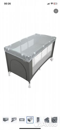 Манеж indigo +матрас