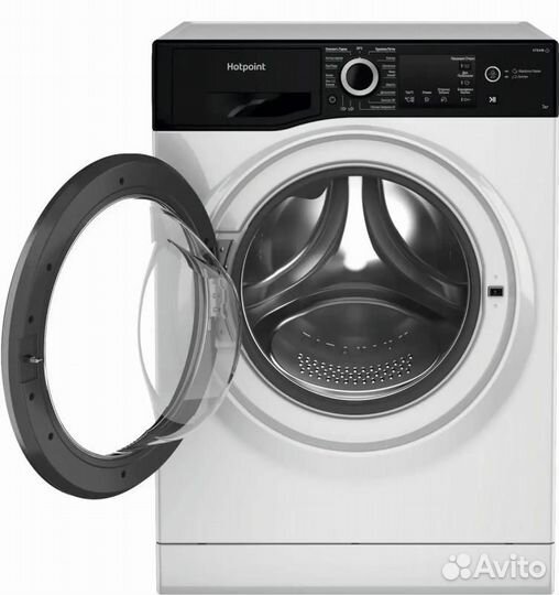 Стиральная машина hotpoint NSB 7225 ZS V RU, с паром, 7кг, 1200об/мин
