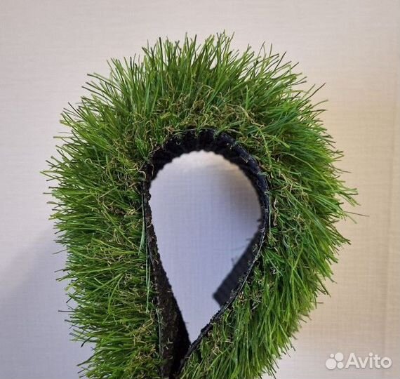 Искусственная трава с ворсом 50мм. Цвет зеленый