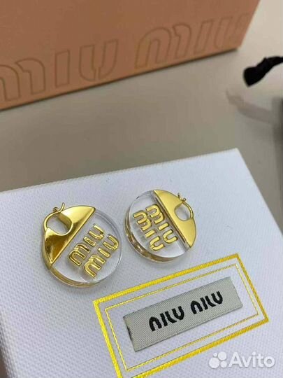 Серьги Miu Miu