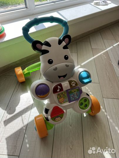 Каталка зебра fisher price