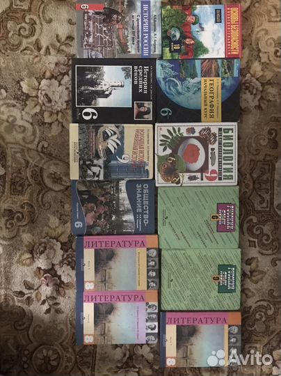 Учебники, рабочие тетради, атласы