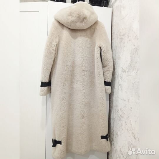 Шуба-косуха из овечьей шерсти