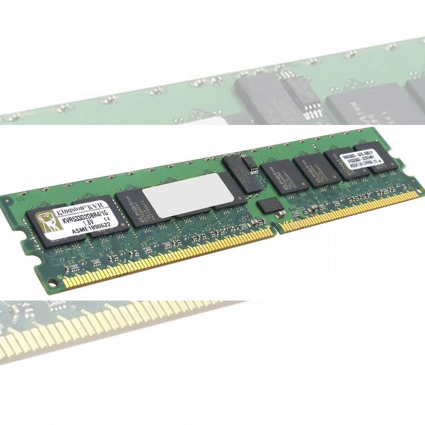 [KVR533D2D8R4/1G] Оперативная Память Kingston 1gb Kvr533d2d8r4/1g