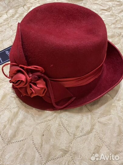 Шляпа фетровая женская