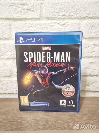 Человек-паук Spider Man miles morales ps4 диск
