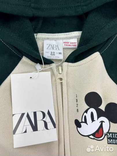 Утепленный костюм zara с 92 по 122