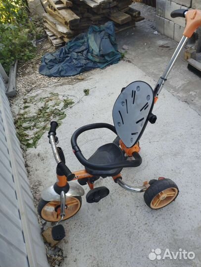 Детский велосипед с ручкой бу