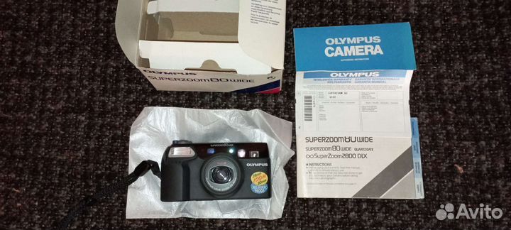 Пленочный фотоаппарат бу olympus superzoom 80 wide