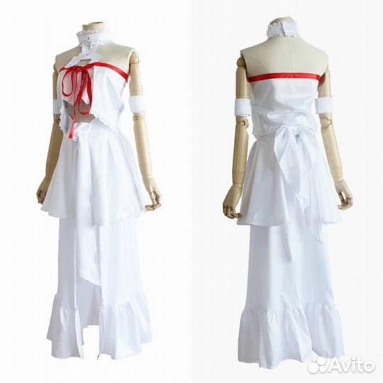 Косплей костюм Асуна Титания Аниме Сао