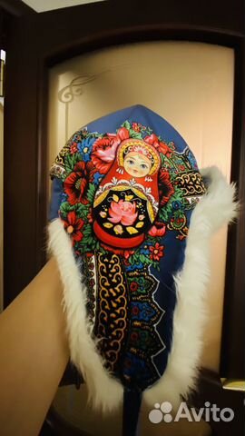 Шапка ушанка натуральный мех женская