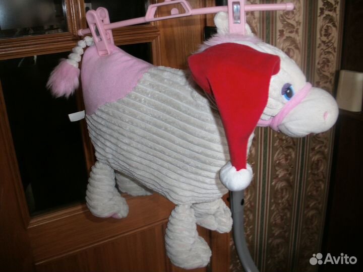 Подушка детская лошадка в колпаке