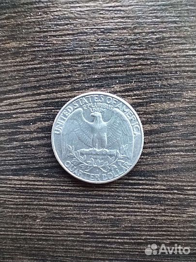 Монета 25 центов 