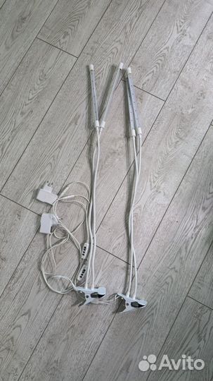 Фитолампа на прищепке с таймером