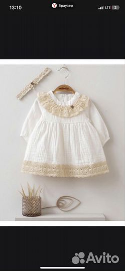 Муслиновое платье miomini Турция 80р