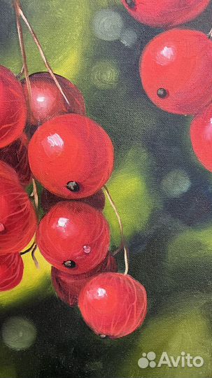 Картина маслом 40х50 смородина