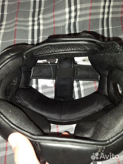 Шлем боксерский domyos черный L-XL 60-62 см