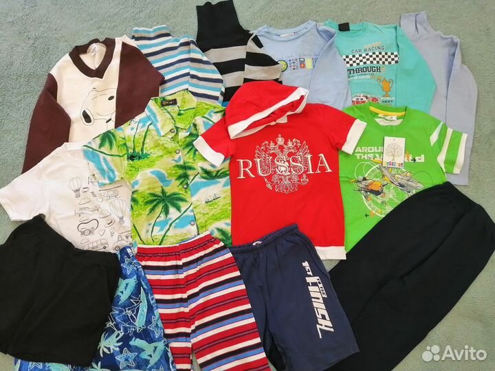 Вещи пакетом на мальчика 110-116