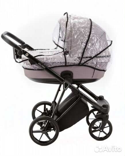 Коляска Adamex Belissa 3 в 1 PS-21 сиреневая кожа