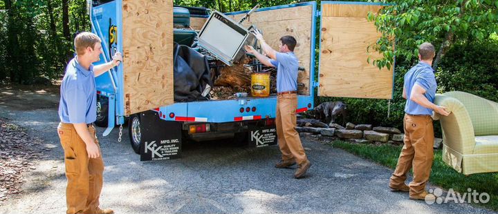 Вывоз мусора старой мебели хлама