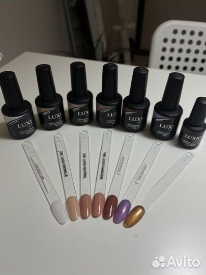 Гель лак luxio, цвета