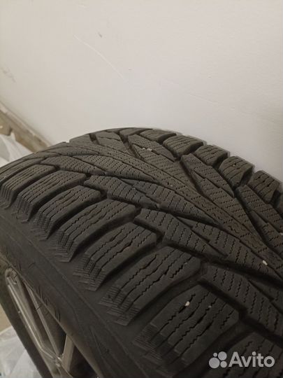 Колеса зимние R17 на x-trail, липучка, с датчиками