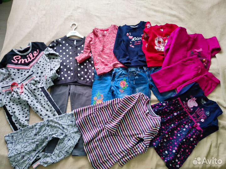 Вещи пакетом на девочку 104 -110
