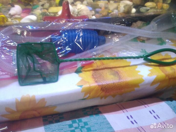 Новый сифон для аквариума и новый сачёк