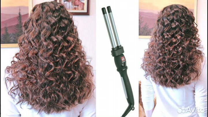 Двойная плойка Dewal titanium t2-pro