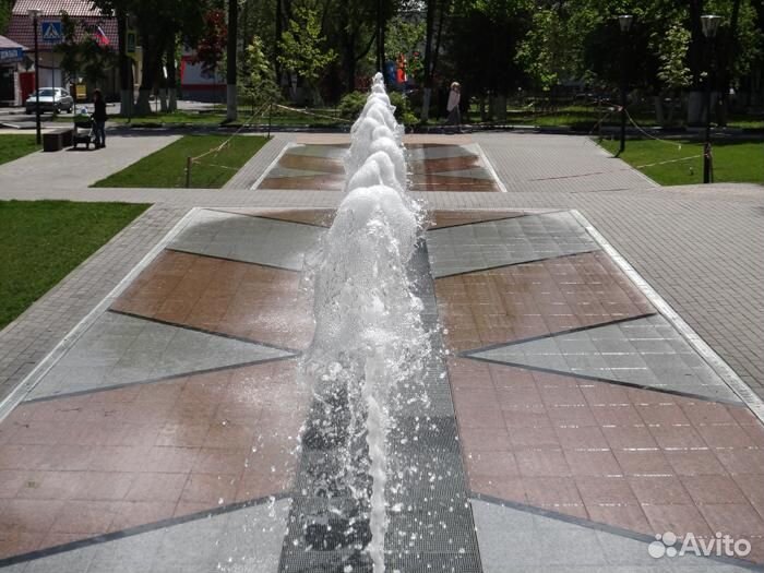 Пешеходный фонтан