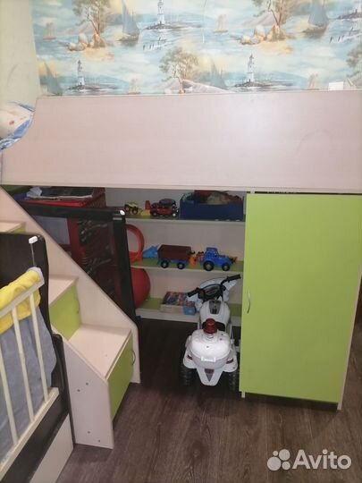 Детская кровать чердак