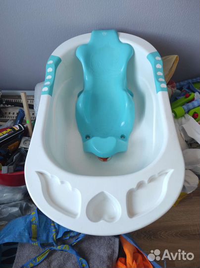 Ванночка для купания happy baby бу