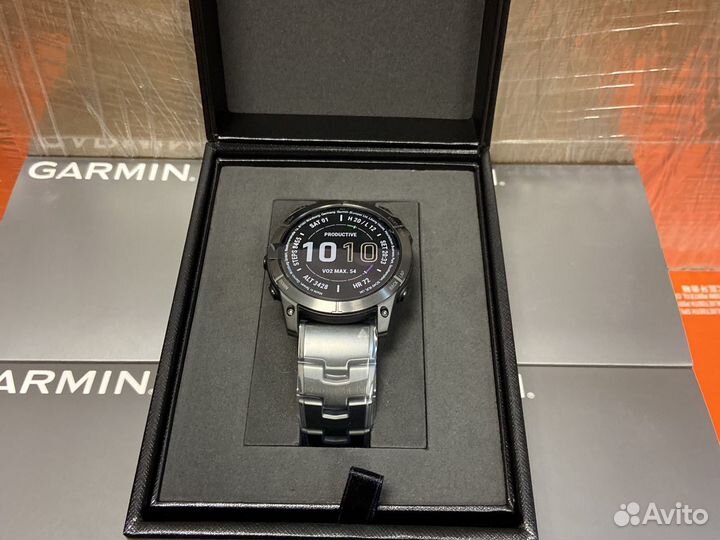 Смарт часы garmin fenix 7x sapphire solar титан