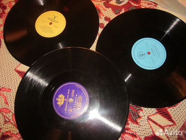 Пластинки виниловые советские 1960-1970-е гг
