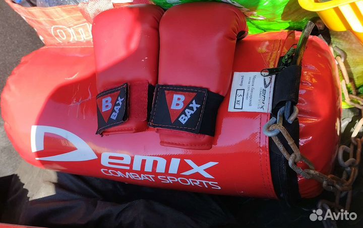 Боксерская груша Demix 5кг+перчатки детские