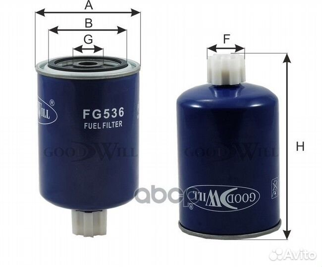 Фильтр топливный hyndai ELG5563;FC41002;KC