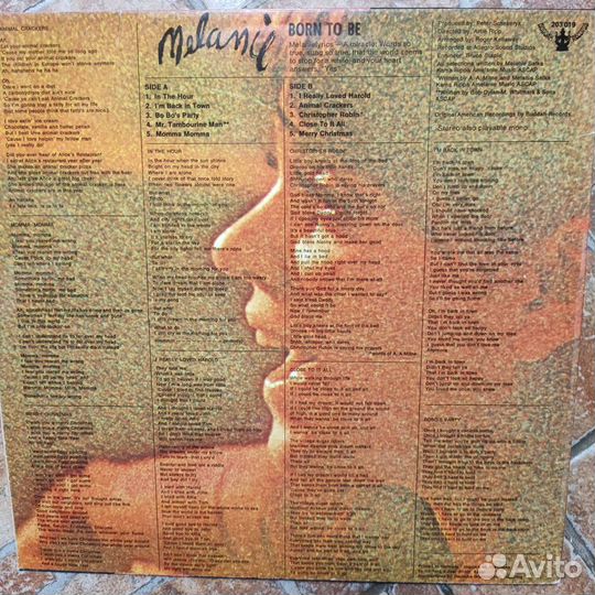 Melanie - Born to be / Germany 1968 LP