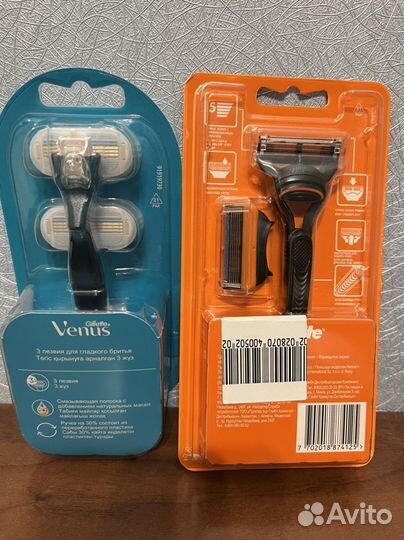 Бритва Gillette, Clear, Nivea, Dove дезодоранты