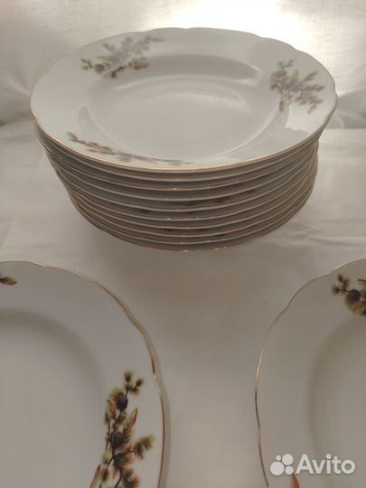 Тарелки глубокие шишки Япония времен СССР