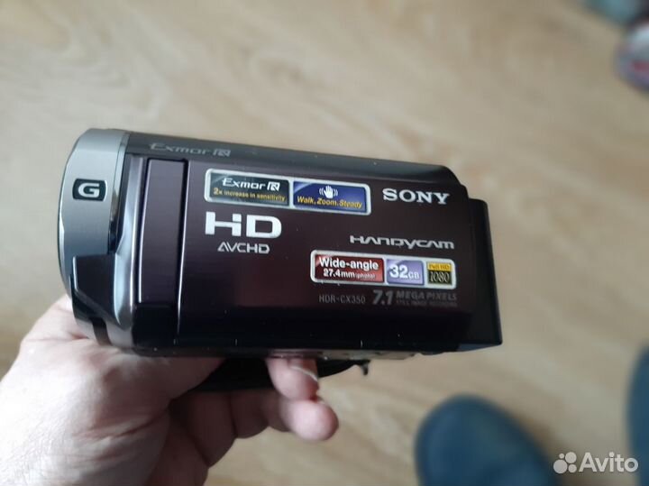 Видеокамера sony HDR-CX350e