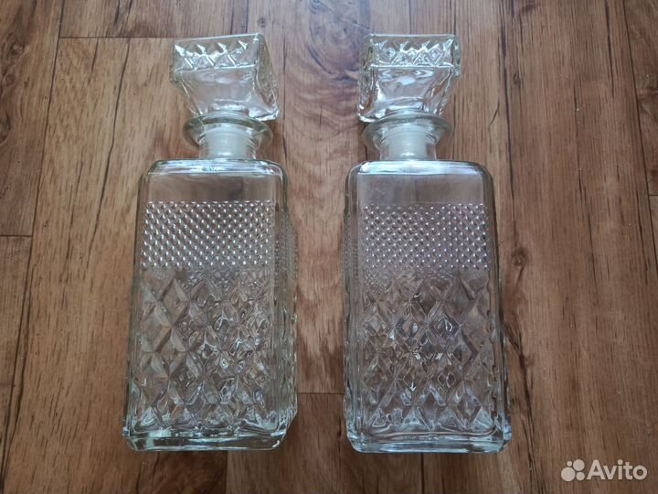 Штофы и графины СССР для виски и других напитков