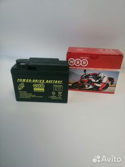 Аккумулятор WBR MT 12-2.6 (YTX4A-BS)