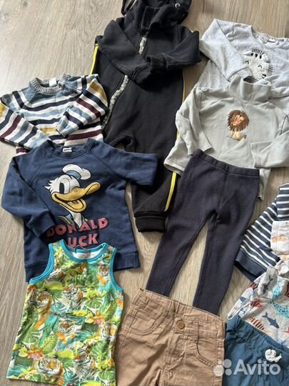 Пакет вещей на мальчика 86-104 hm.zara