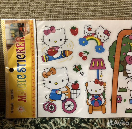 Наклейки hello kitty