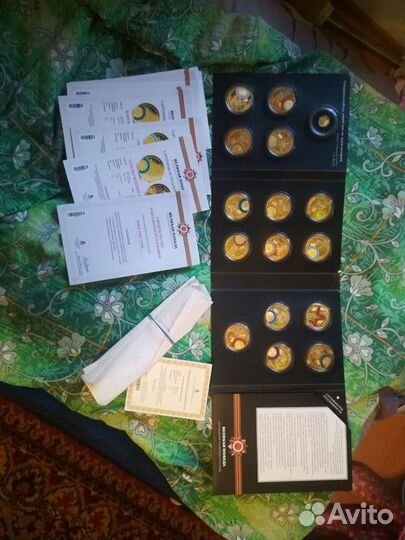 Коллекция монет 75 лет Великой победы