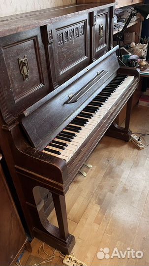 Пианино антиикварное Gebr.Perzina 19 век