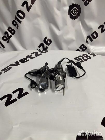 Лампочка LED H4 Двухлинзовая