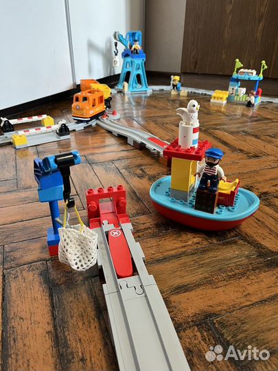 Lego duplo железная дорога поезд