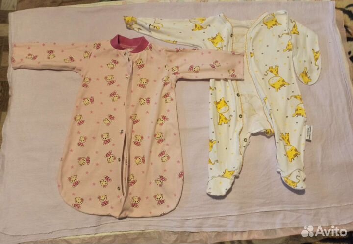 Вещи для девочки пакетом. От 0 до 3 месяцев